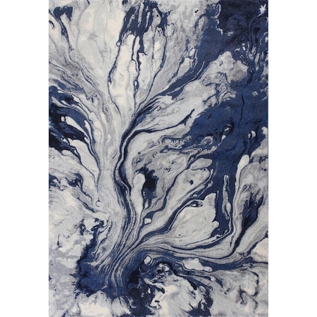 Palacedesigns 7 ft. 10 in. x 10 ft. 10 in. Polypropylene Blue Area Rug - Blue - 7 ft. 10 in. x 10 ft. 10 in. PA3667765